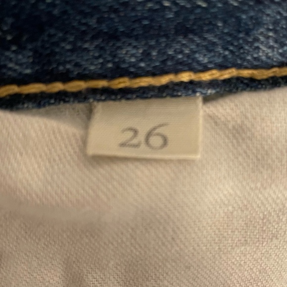 Able‎ The Cut Off Distressed Denim Jean Shorts Size 26 - Picture 4 of 6